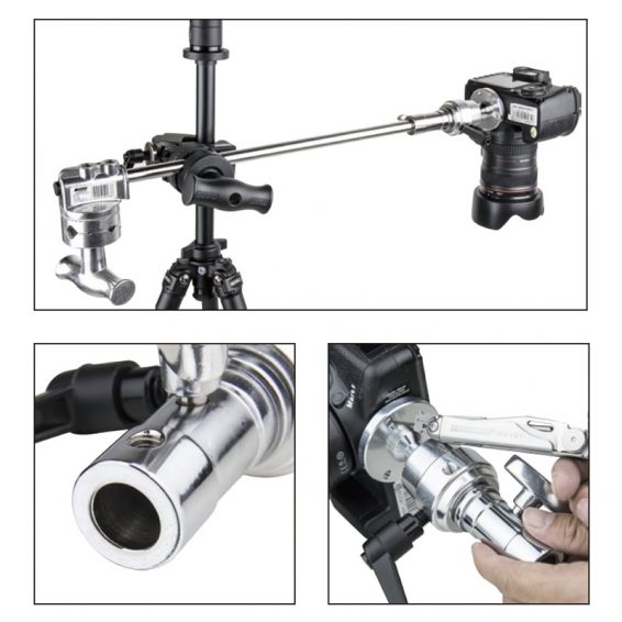 Kupo KCP-414 | Super Grip Finger w/ 1/4''-20 Male Thread & Round Plate - Image 3