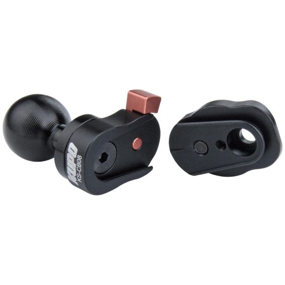 Kupo KS-409 | Ball Head w/ 1/4"-20 Female Thread QR Bracket - Image 2