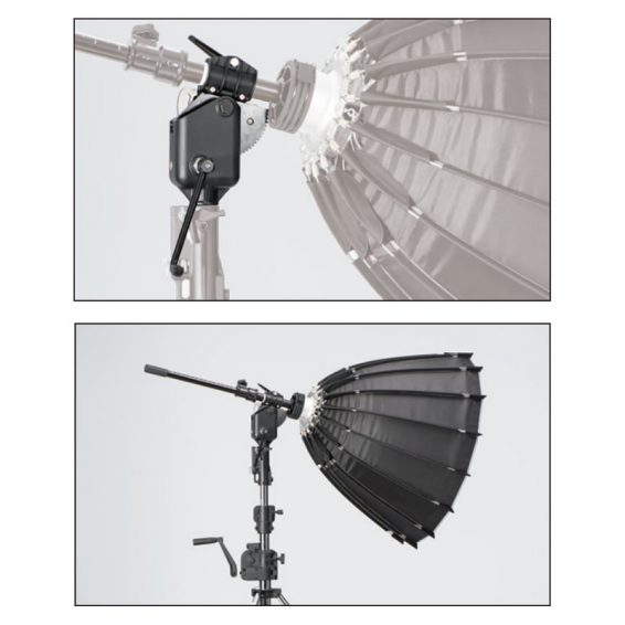 Kupo KCP-646 | Heavy Duty Tilt Head w/ Crank Handle for Para FB - Image 2