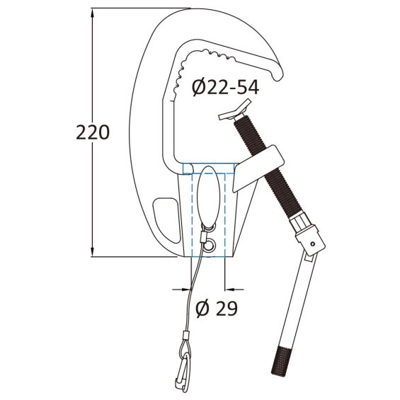 Kupo KCP-100B | T.V. Clamp - Image 3